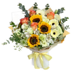 向日葵畢業鮮花花束 GU03B