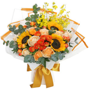 向日葵畢業鮮花花束 GU07B