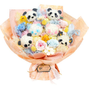 Pandafriends聯乘GGB - We Are Family保鮮花花束