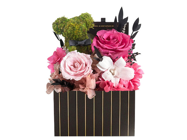 心意小熊花盒 M43