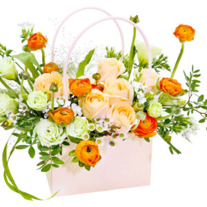 情人節浪漫手提花盒 -  VB07