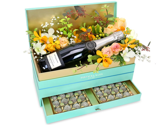 情人節連卡佛Fortnum & Mason盒花