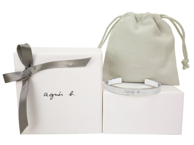 Agnès b. 女裝手鐲 (銀色)