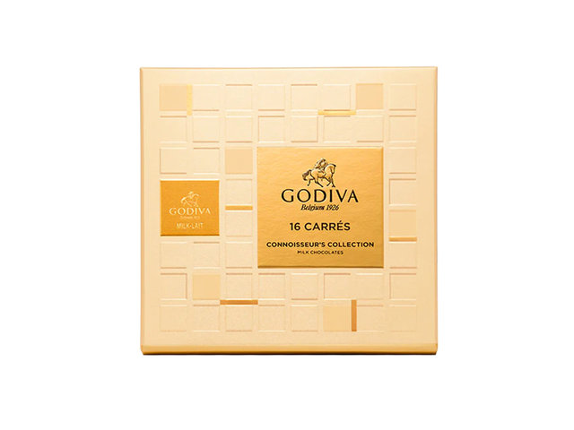 Godiva 正方片裝朱古力 16Pcs