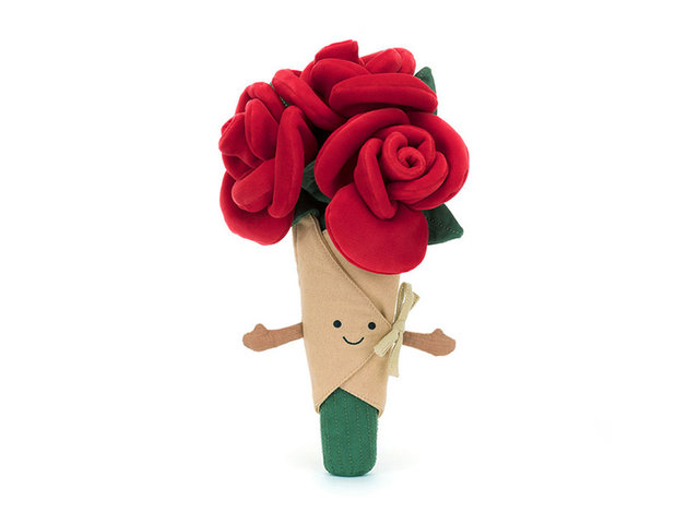JellyCat 情人節玫瑰花束