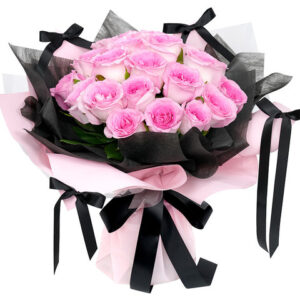 情人節18枝粉玫瑰 AR08