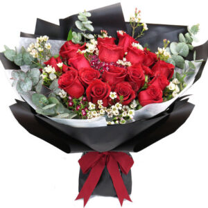 情人節18枝紅玫瑰花束 PL03