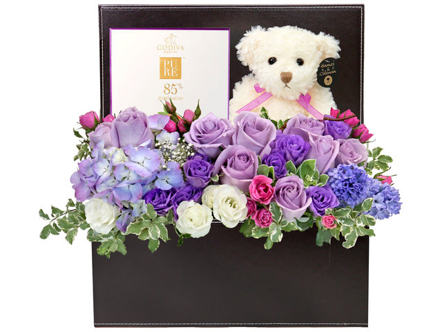 情人節禮物盒花 AB12