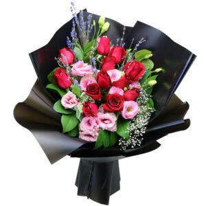 情人節紫星紅玫瑰送禮花束 RD30