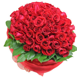 情人節花99枝 - 紅色的瑰麗