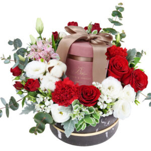 情人節香薰石優雅盒花