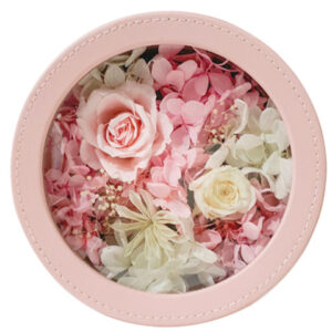 柔情永生圓形盒花 M004