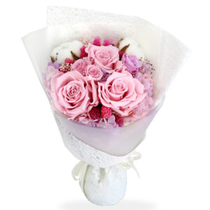 粉紅蛋保鲜花束 M78