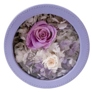 「紫」送給你永生花盒 M005