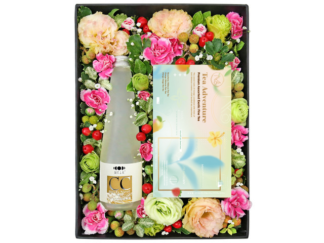健康保健禮物花盒