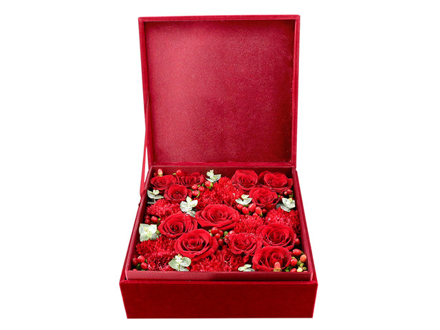 母親節禮物康乃馨盒花 3