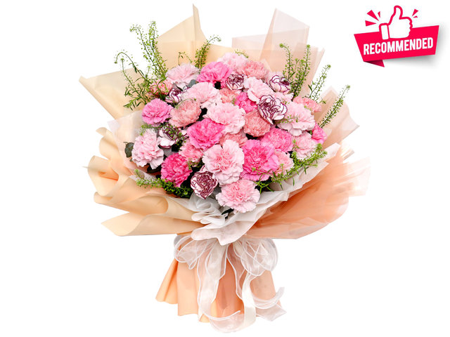 母親節36枝康乃馨花束 GZ07