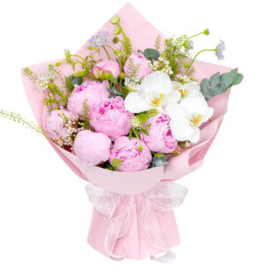 母親節牡丹蝴蝶蘭花束 OB05