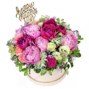 母親節禮物牡丹盒花 PY01