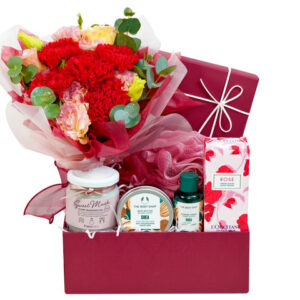 母親節禮物盒連鮮花小花束 MSC01