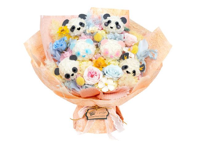 登上海洋公園官方網站：尚禮坊 Panda Friends 聯乘藝術花禮-官方IP合作實力 14