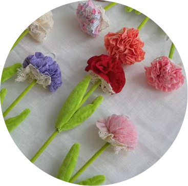 布藝花