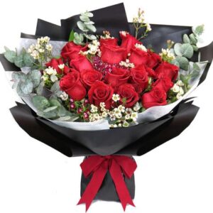 18枝紅玫瑰花束 PL03