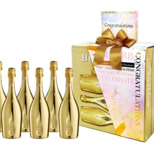 派對祝賀禮物組合-意大利 Bottega Gold 750ml (原箱6支裝)